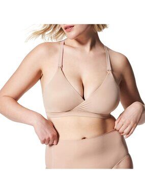 WOMEN'S SPANX NAKED 2.0 BRA-LLELUJAH 4 WAY STRETCH NURSING BRA SIZE X-LARGE NEW